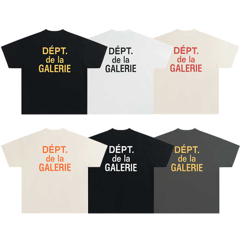 Classic Shirt Mens Dept T Galleryes Shirts 2023 French Letter Slogan Round Neck Short Sleeve Men' Women' T-shirt Cotton Tee, Black print white
Classic Shirt Mens Dept T Galleryes Shirts 2023 French Letter Slogan Round Neck Short Sleeve Men' Women' T-shirt Cotton Tee, Black print white