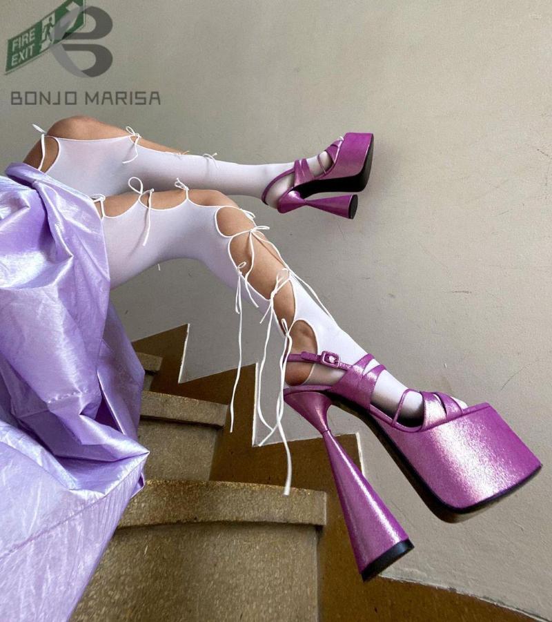Sandals Platform Heels For Women Strange Heel Fashion Brand Shoes Pointed Toe Strappy 2023 Spring Buckle Strap Party Club, Purple
Sandals Platform Heels For Women Strange Heel Fashion Brand Shoes Pointed Toe Strappy 2023 Spring Buckle Strap Party Club, Purple