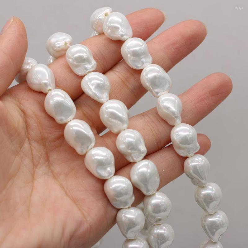 Beads Natural White Baroque Beaded Irregural Pearl Shell Loose For Making DIY Necklace Earrings Ear Stud Accessories 12x15mm
Beads Natural White Baroque Beaded Irregural Pearl Shell Loose For Making DIY Necklace Earrings Ear Stud Accessories 12x15mm