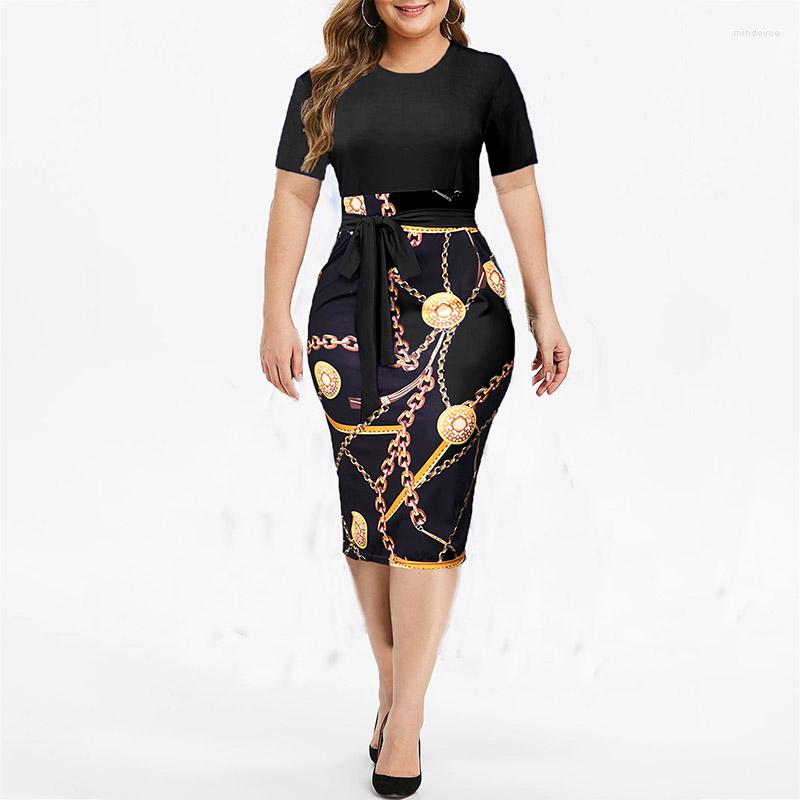 Party Dresses Vintage Print Plus Size Knee-length Dress Womens Summer Short Sleeve Midi Elegant Sexy High Waist Robe 2023, Black
Party Dresses Vintage Print Plus Size Knee-length Dress Womens Summer Short Sleeve Midi Elegant Sexy High Waist Robe 2023, Black