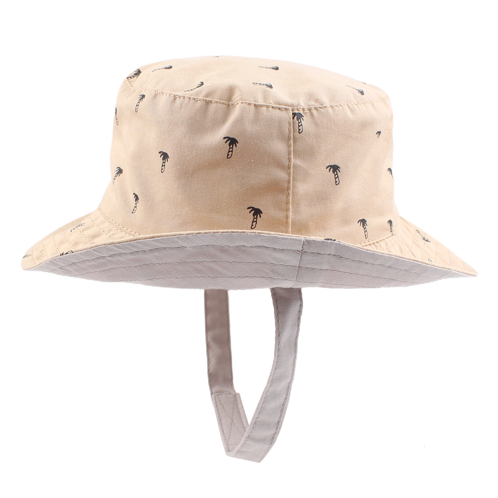 Caps Hats Spring Summer Kids Fisherman Hat Coconut Tree Boys Girls Sunscreen Bucket Cap Outdoor Sun Hat Panama Beach Sunshade Accessories 230313