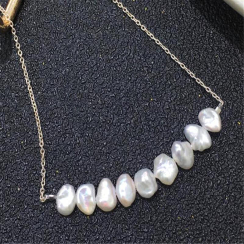 Chains Fashion 7-8mm White Baroque Pearl Necklace 18 Inches Accessories Classic Gift Hang Flawless Jewelry Chic Wedding Women
Chains Fashion 7-8mm White Baroque Pearl Necklace 18 Inches Accessories Classic Gift Hang Flawless Jewelry Chic Wedding Women