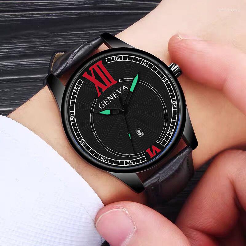 Wristwatches Men Business Leather Strap Calendar Watches Mens Military Sports Casual Quartz Watch For Relogio Masculino
Wristwatches Men Business Leather Strap Calendar Watches Mens Military Sports Casual Quartz Watch For Relogio Masculino
