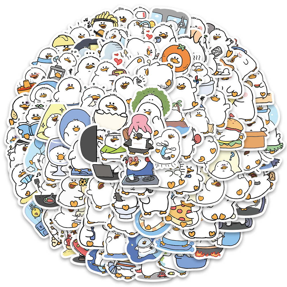 100PCS Mixed Ducks Graffiti Stickers For Skateboard Car Baby Scrapbooking Pencil Case Diary Phone Laptop Planner Decoration Book Album Kids Toys DIY Decals, Multi colors
100PCS Mixed Ducks Graffiti Stickers For Skateboard Car Baby Scrapbooking Pencil Case Diary Phone Laptop Planner Decoration Book Album Kids Toys DIY Decals, Multi colors
