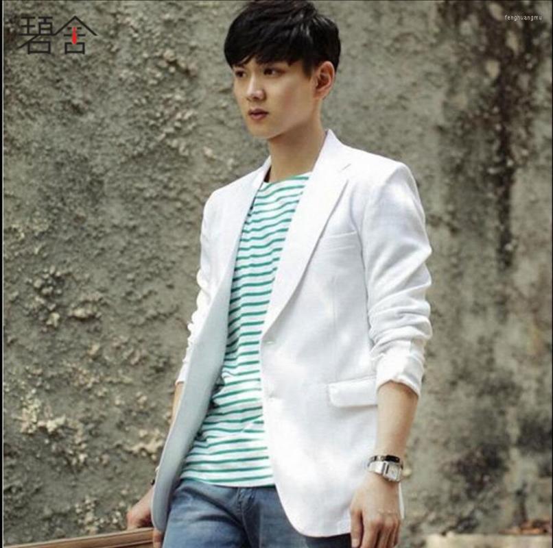 Men' Suits -3xl ! 2023 Korean Summer Mens Slim White Linen Suit Thin Small Jacket Blazers Coat Singer Costumes Clothing
Men' Suits -3xl ! 2023 Korean Summer Mens Slim White Linen Suit Thin Small Jacket Blazers Coat Singer Costumes Clothing