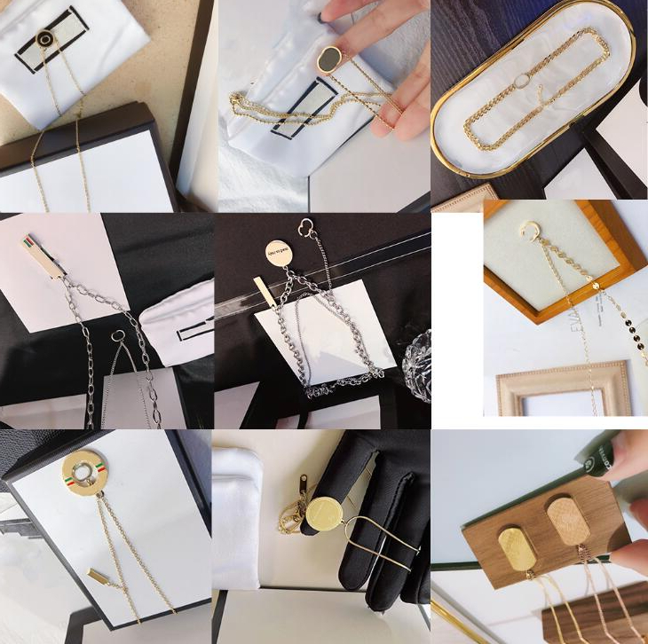 Fashion Designer Brand Letter Pendant Necklaces Luxury Mens Womens Golden Chain GeometricNecklace Sweater Chains Jewelry Gift Accessories
Fashion Designer Brand Letter Pendant Necklaces Luxury Mens Womens Golden Chain GeometricNecklace Sweater Chains Jewelry Gift Accessories