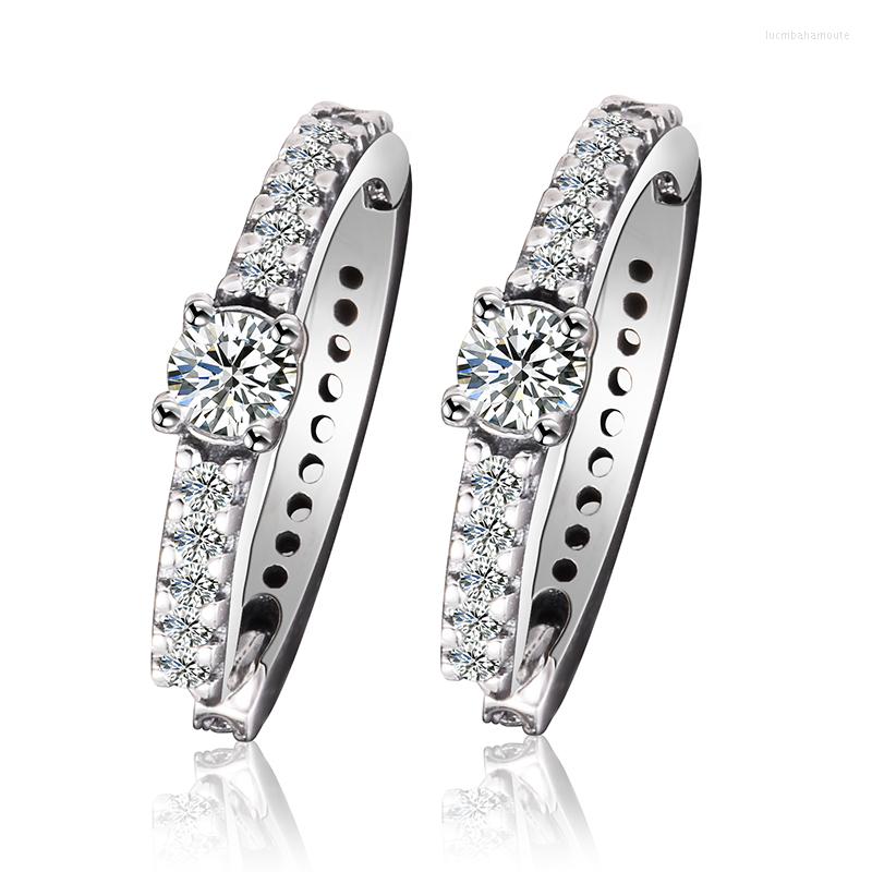 Hoop Earrings Sparkling 925 Sterling Silver Original Jewelry For Sister Mother Wife Friends Gift E201
Hoop Earrings Sparkling 925 Sterling Silver Original Jewelry For Sister Mother Wife Friends Gift E201