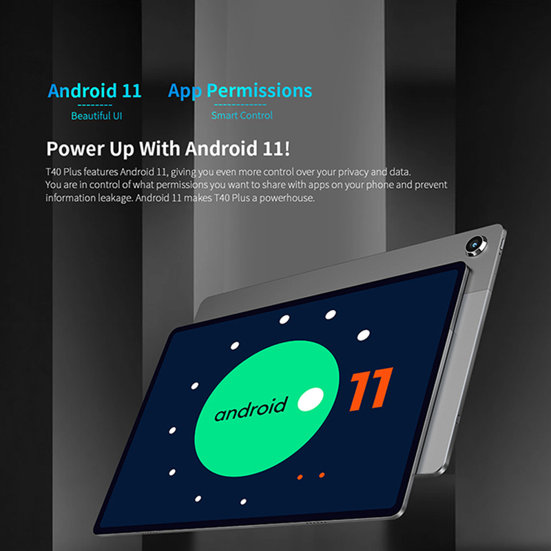 Teclast T40 Plus 10.4'' Tablet PC 2000x1200 8GB RAM 128GB ROM UNISOC T618 Octa Core 4G Network Wifi Tablet PC Android 11 Type-C, Gray
Teclast T40 Plus 10.4'' Tablet PC 2000x1200 8GB RAM 128GB ROM UNISOC T618 Octa Core 4G Network Wifi Tablet PC Android 11 Type-C, Gray