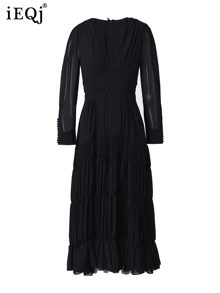 Casual Dresses IEQJ Elegant Dresses For Women Long Sleeve With Belt Slim Mid Length Party DressFemale Clothing Spring 3W3839 230313, Red
Casual Dresses IEQJ Elegant Dresses For Women Long Sleeve With Belt Slim Mid Length Party DressFemale Clothing Spring 3W3839 230313, Red