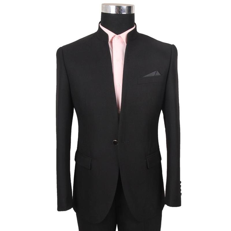 Men's Suits & Blazers 2023 Style Stand Collar Black 2 Pieces Slim Fit Custom Made Single Breasted Bridegroom Wedding Tuxedos Blazer, Picture shown
Men's Suits & Blazers 2023 Style Stand Collar Black 2 Pieces Slim Fit Custom Made Single Breasted Bridegroom Wedding Tuxedos Blazer, Picture shown