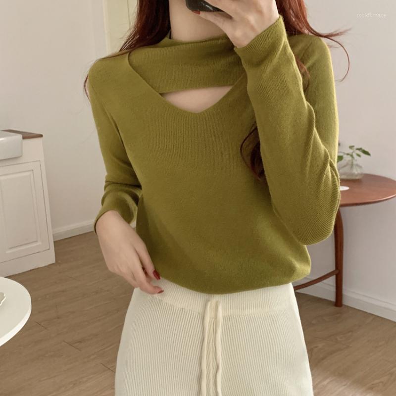 Women's Sweaters Elegant Autumn Winter Half High Collar Knit Women Tops Sexy Hollow Out Long Sleeve Slim Jumpers Ladies Fashion Sweater, Green
Women's Sweaters Elegant Autumn Winter Half High Collar Knit Women Tops Sexy Hollow Out Long Sleeve Slim Jumpers Ladies Fashion Sweater, Green