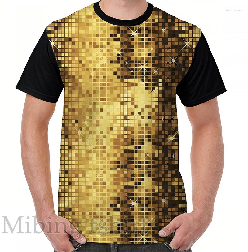 Men' T Shirts Funny Print Men Shirt Women Tops Tee Gold Yellow Tones Retro Glitter Disco-Ball Mirrors Pattern Graphic T-Shirt
Men' T Shirts Funny Print Men Shirt Women Tops Tee Gold Yellow Tones Retro Glitter Disco-Ball Mirrors Pattern Graphic T-Shirt