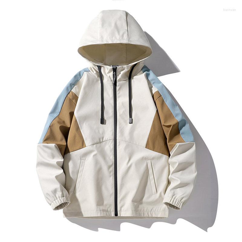 Men's Jackets Autumn Patchwork Mens Fashion Baseball Hooded Coat Men Harajuku Streetwear Oversized Male Casual Zipper Outwear, Black
Men's Jackets Autumn Patchwork Mens Fashion Baseball Hooded Coat Men Harajuku Streetwear Oversized Male Casual Zipper Outwear, Black