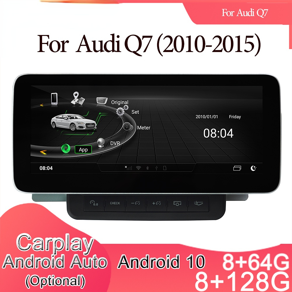 10.25 Inch Car dvd Touchscreen Player Android GPS Navi USB upgrade adaptor USB 4G CarPlay Bluetooth for Audi Q7 MMI 2G
10.25 Inch Car dvd Touchscreen Player Android GPS Navi USB upgrade adaptor USB 4G CarPlay Bluetooth for Audi Q7 MMI 2G