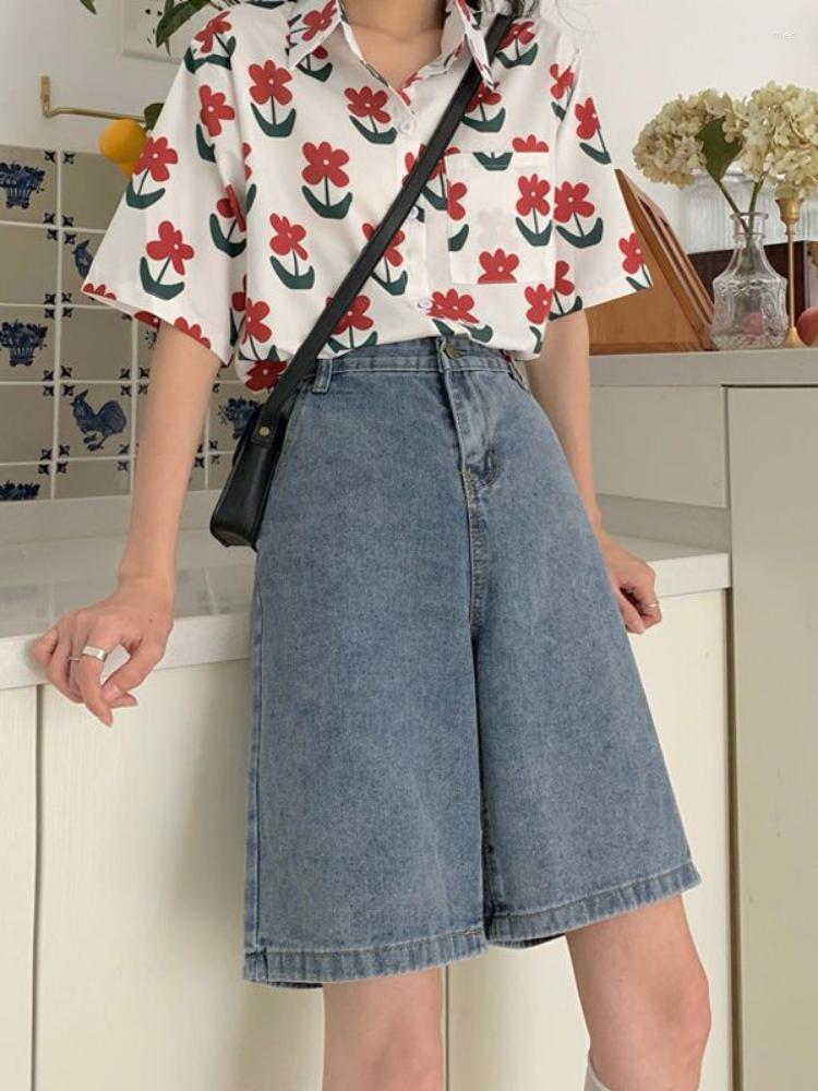 Women' Shorts Summer Women' Denim High Waist Straight Short Pants Oversize Cowboy Casual Button Korean Wide Leg Women, Vintage blue
Women' Shorts Summer Women' Denim High Waist Straight Short Pants Oversize Cowboy Casual Button Korean Wide Leg Women, Vintage blue