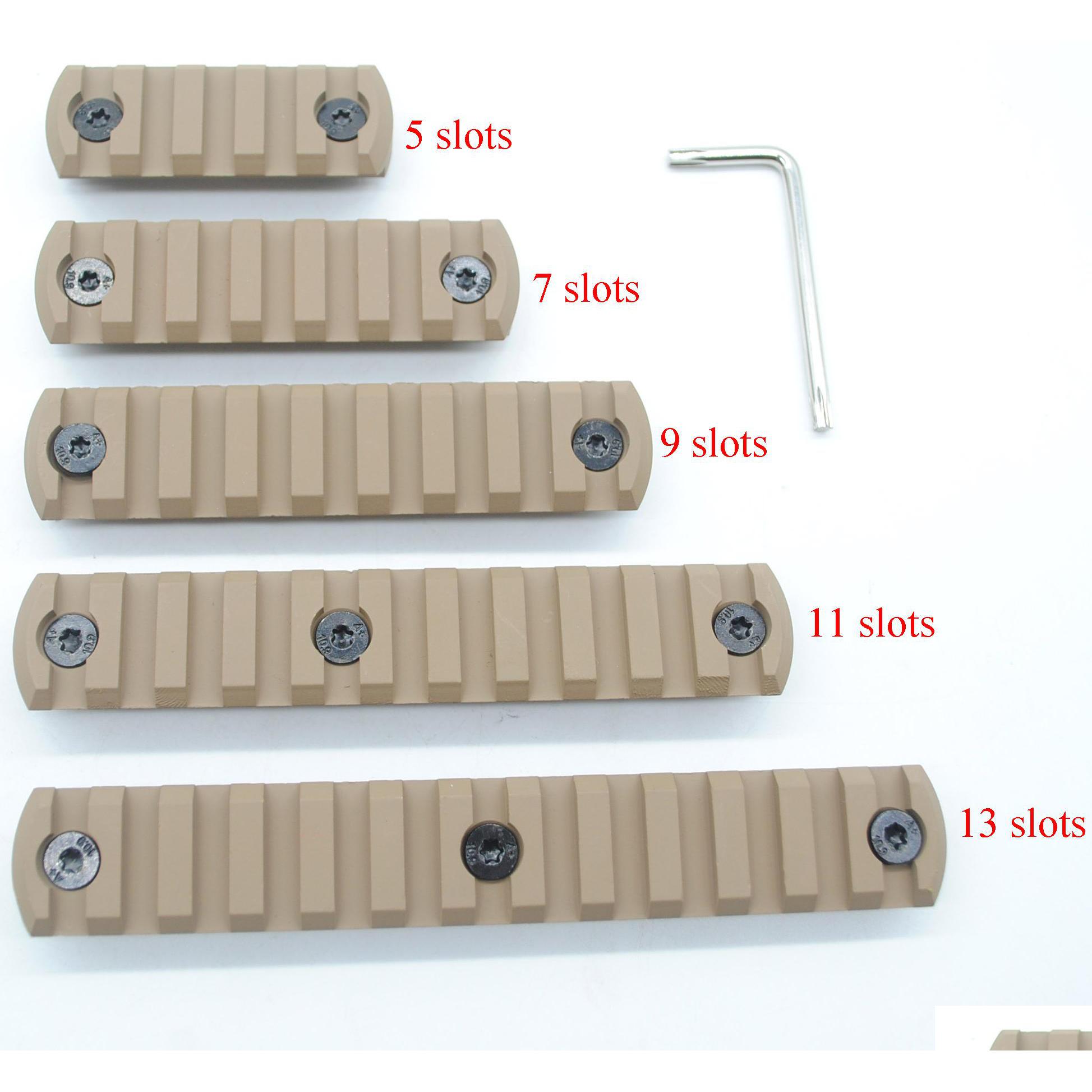 Others Tactical Accessories Tan Color Printed Aluminum 5 7 9 11 13 Slots Picatinny/Weaver Rail Sections For Key Mod Handguards Syste Dhmxs
Others Tactical Accessories Tan Color Printed Aluminum 5 7 9 11 13 Slots Picatinny/Weaver Rail Sections For Key Mod Handguards Syste Dhmxs