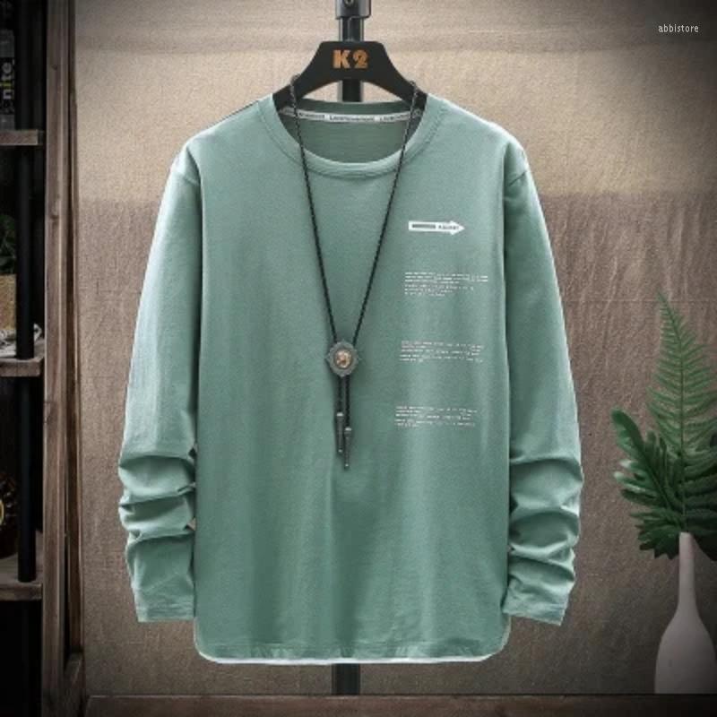 Men's T Shirts Fashion Casual Men Tshirt Solid Color Oversize M-8XL Clothing All-matc O-Neck Collar Long Sleeves Spring Autumn, Green
Men's T Shirts Fashion Casual Men Tshirt Solid Color Oversize M-8XL Clothing All-matc O-Neck Collar Long Sleeves Spring Autumn, Green