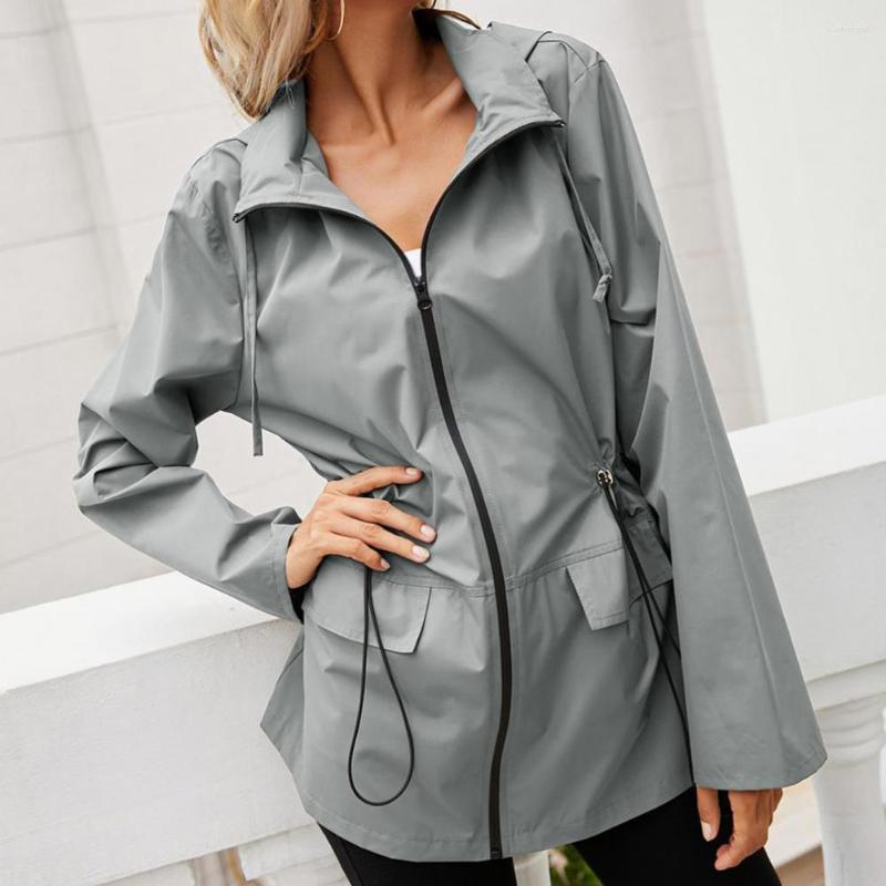 Women' Jackets Jacket Vrouwen Jassen Solid Hooded Winddicht Sportjas Vrouwelijke Rit Lange Mouwen Casual Vest Trekkoord Regenjas, Black
Women' Jackets Jacket Vrouwen Jassen Solid Hooded Winddicht Sportjas Vrouwelijke Rit Lange Mouwen Casual Vest Trekkoord Regenjas, Black