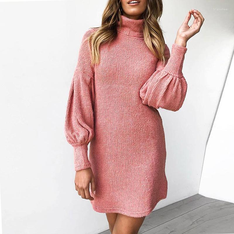 Casual Dresses Women Sweater Dress Autumn Winter Clothes 2023 Female Loose Pink Puff Long Sleeve Turtleneck Knitted, Gray
Casual Dresses Women Sweater Dress Autumn Winter Clothes 2023 Female Loose Pink Puff Long Sleeve Turtleneck Knitted, Gray