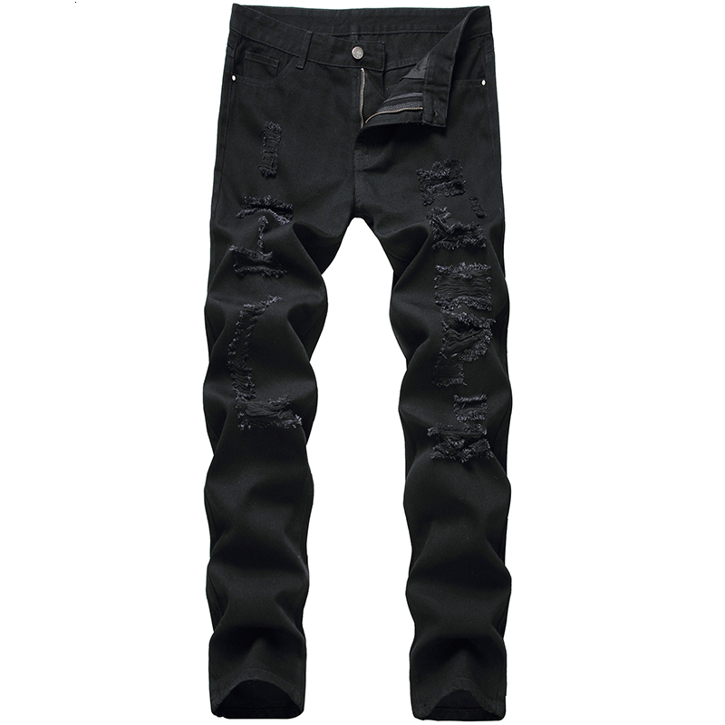 Men's Jeans Men High Street Ripped Jeans Denim Black Hole Straight Trendy Classic High Quality Pants Large Size 230313
Men's Jeans Men High Street Ripped Jeans Denim Black Hole Straight Trendy Classic High Quality Pants Large Size 230313