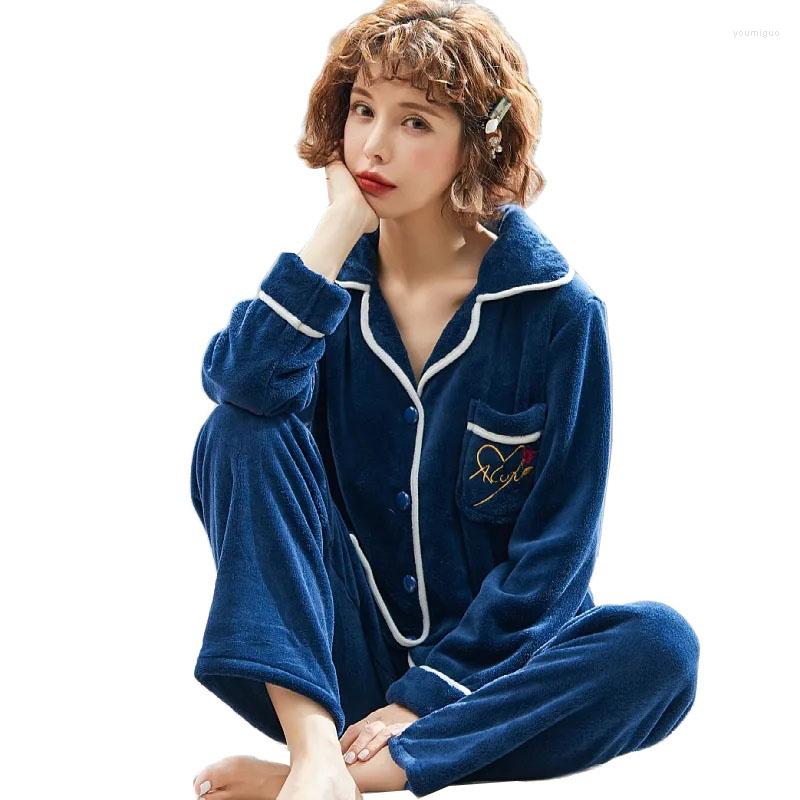 Women's Sleepwear 2023 Pajamas Women Winter Flannel Cardigan Long-sleeved Thick Coral Fleece Cute Autumn And Home Service Suit Wome, Colour 3
Women's Sleepwear 2023 Pajamas Women Winter Flannel Cardigan Long-sleeved Thick Coral Fleece Cute Autumn And Home Service Suit Wome, Colour 3