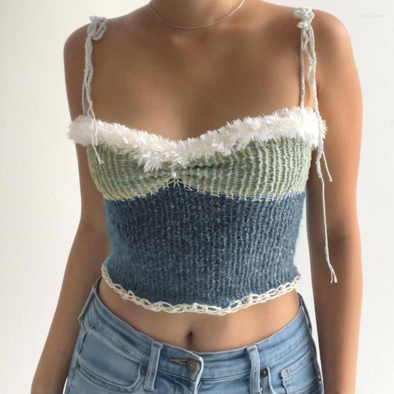 Women' Tanks MONMOIRA Sexy Stretchy Knitted Camisole Summer Women Strappy Skinny Fur Y2K Crop Tops Girls Streetwear Cwe0688-5, Blue
Women' Tanks MONMOIRA Sexy Stretchy Knitted Camisole Summer Women Strappy Skinny Fur Y2K Crop Tops Girls Streetwear Cwe0688-5, Blue