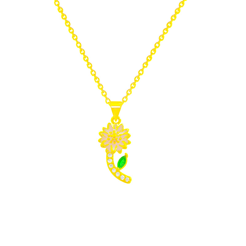 Plant Flower Daisy Zircon Love Heart Mother's Day Valentine's Day Family Friends Gift Pendant Necklace Woman Girl Wedding Blessing Jewelry
Plant Flower Daisy Zircon Love Heart Mother's Day Valentine's Day Family Friends Gift Pendant Necklace Woman Girl Wedding Blessing Jewelry