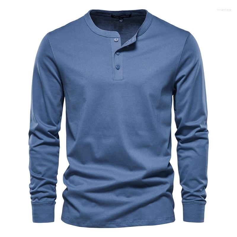 Men's T Shirts 2023 Spring Men Classic Basic Breathable Shirt Casual Solid Color Long Sleeve Male High Quality Cotton Tops Tees, Navy 
Men's T Shirts 2023 Spring Men Classic Basic Breathable Shirt Casual Solid Color Long Sleeve Male High Quality Cotton Tops Tees, Navy