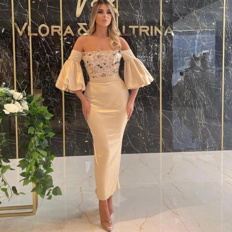 Party Dresses Luxury Beading Crystal Satin Mermaid Prom Puff Sleeves Evening Gowns Dubai Women Formal Dress, Purple
Party Dresses Luxury Beading Crystal Satin Mermaid Prom Puff Sleeves Evening Gowns Dubai Women Formal Dress, Purple