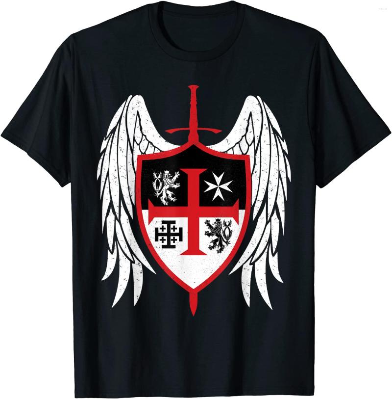 Men' T Shirts Knights Templar Hospitallers Crusaders Cross Men T-Shirt Short Sleeve Casual Cotton O-Neck Summer TShirt, Black
Men' T Shirts Knights Templar Hospitallers Crusaders Cross Men T-Shirt Short Sleeve Casual Cotton O-Neck Summer TShirt, Black