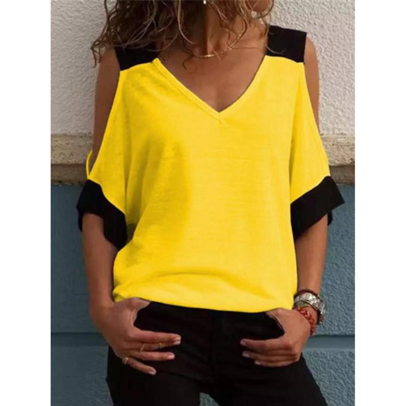 Women's T Shirts Elegant T-ShirtsShort Sleeves Off-Shoulder Orange Casual Loose T-Shirts V-Neck Streetwear Fashion High Quality Lady, White
Women's T Shirts Elegant T-ShirtsShort Sleeves Off-Shoulder Orange Casual Loose T-Shirts V-Neck Streetwear Fashion High Quality Lady, White