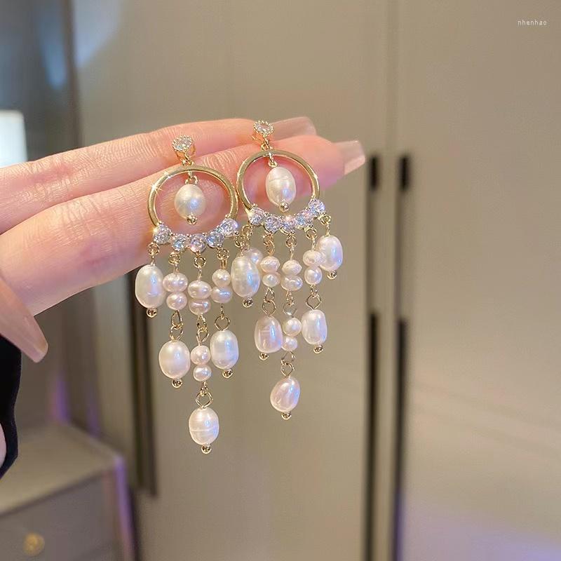 Dangle Earrings 2023 Fashion Trend Unique Design Elegant Delicate Long Pearl Tassel Women High Jewelry Birthday Party Gifts Wholesale
Dangle Earrings 2023 Fashion Trend Unique Design Elegant Delicate Long Pearl Tassel Women High Jewelry Birthday Party Gifts Wholesale