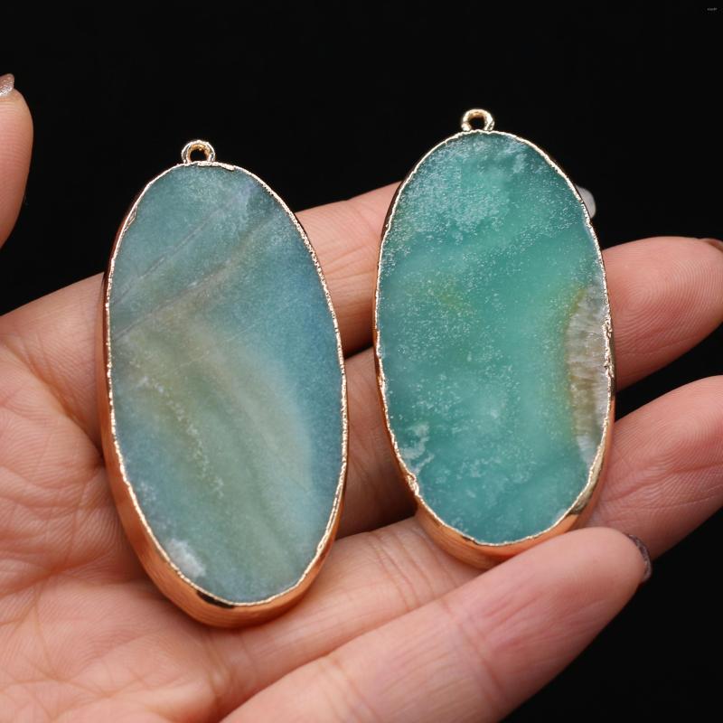 Pendant Necklaces Natural Stone Charms Oval Shape For Jewelry Making DIY Necklace Earrings Accessories 25x53mm
Pendant Necklaces Natural Stone Charms Oval Shape For Jewelry Making DIY Necklace Earrings Accessories 25x53mm