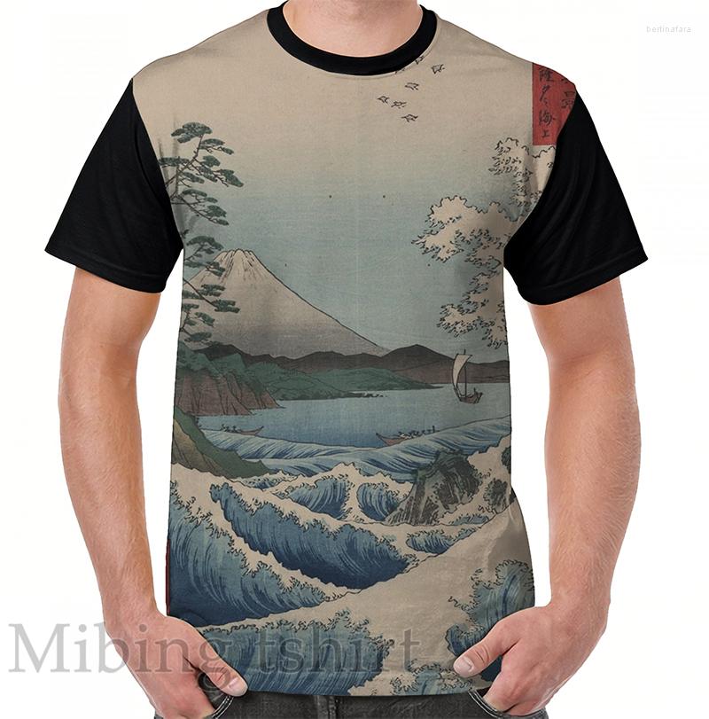 Men's T Shirts Funny Print Men Shirt Women Tops Tee Sea At Satta In Suruga Province - Japanese Pre 1915 Woodblock Graphic T-Shirt
Men's T Shirts Funny Print Men Shirt Women Tops Tee Sea At Satta In Suruga Province - Japanese Pre 1915 Woodblock Graphic T-Shirt