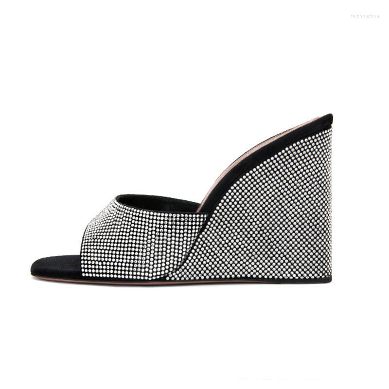 Sandals Fish Mouth Slope Heel Round Toe High Size 34-42 Runway 2023 Est Women's Shoes Inlaid Rhinestones Beach Party Slippers, Xy6060-green
Sandals Fish Mouth Slope Heel Round Toe High Size 34-42 Runway 2023 Est Women's Shoes Inlaid Rhinestones Beach Party Slippers, Xy6060-green