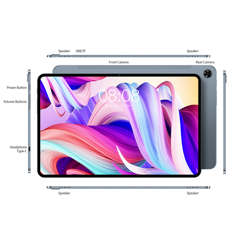 Teclast T40 Pro 10.4 inch Tablet PC 8GB RAM 128GB ROM 2000x1200 UNISOC T618 Octa Core 4G Network Wifi Android 11 18W Fast Charging, Silver
Teclast T40 Pro 10.4 inch Tablet PC 8GB RAM 128GB ROM 2000x1200 UNISOC T618 Octa Core 4G Network Wifi Android 11 18W Fast Charging, Silver