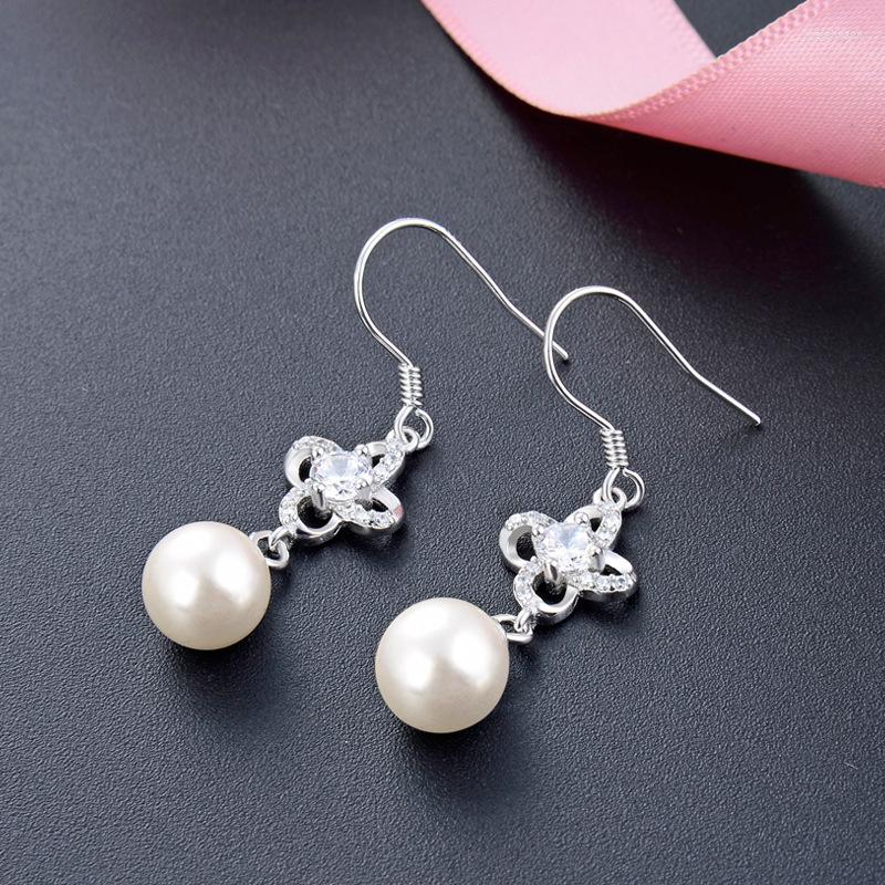 Dangle Earrings S925 Sterling Silver Tassel Ladies Retro Fashion