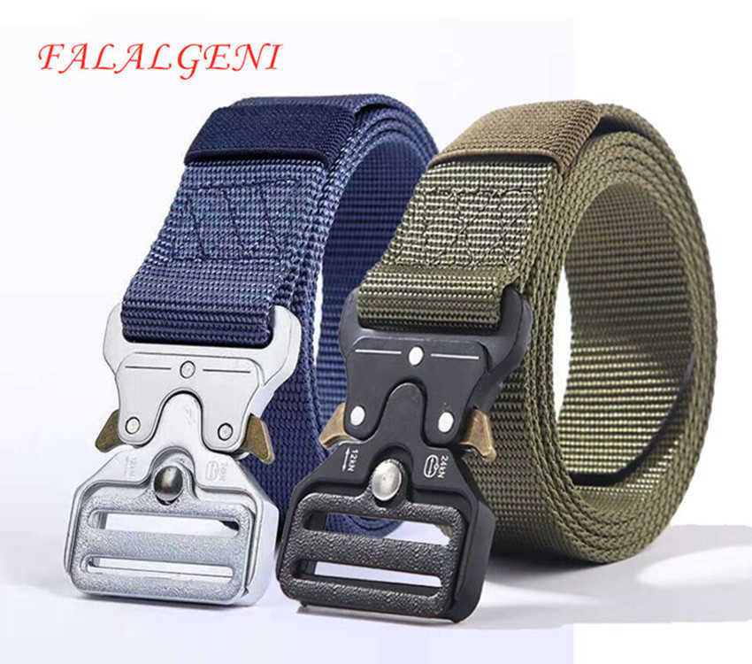 Waist Chain Belts Buckles Men's Women's Cobra tactical belt men's outdoor nylon buckle belt student military training overalls belt 313, Black
Waist Chain Belts Buckles Men's Women's Cobra tactical belt men's outdoor nylon buckle belt student military training overalls belt 313, Black