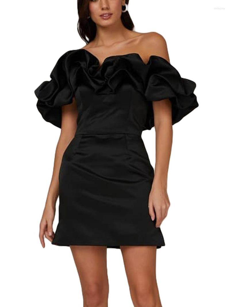 Casual Dresses Women Summer Tube Top Dress Solid Color Ruffled Off-shoulder Ladies Slim Mini
Casual Dresses Women Summer Tube Top Dress Solid Color Ruffled Off-shoulder Ladies Slim Mini