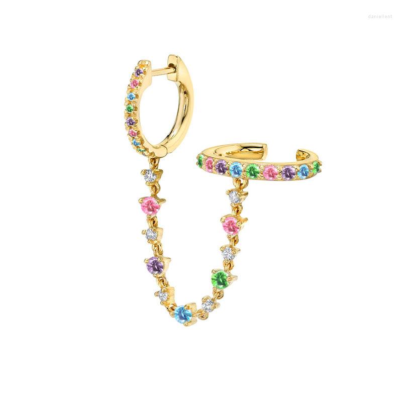 Backs Earrings 925 Sterling Silver Korean Simple Rainbow CZ Ear Chain Bone Clip Women Fashion Crystal Wedding Party Jewelry Gift
Backs Earrings 925 Sterling Silver Korean Simple Rainbow CZ Ear Chain Bone Clip Women Fashion Crystal Wedding Party Jewelry Gift