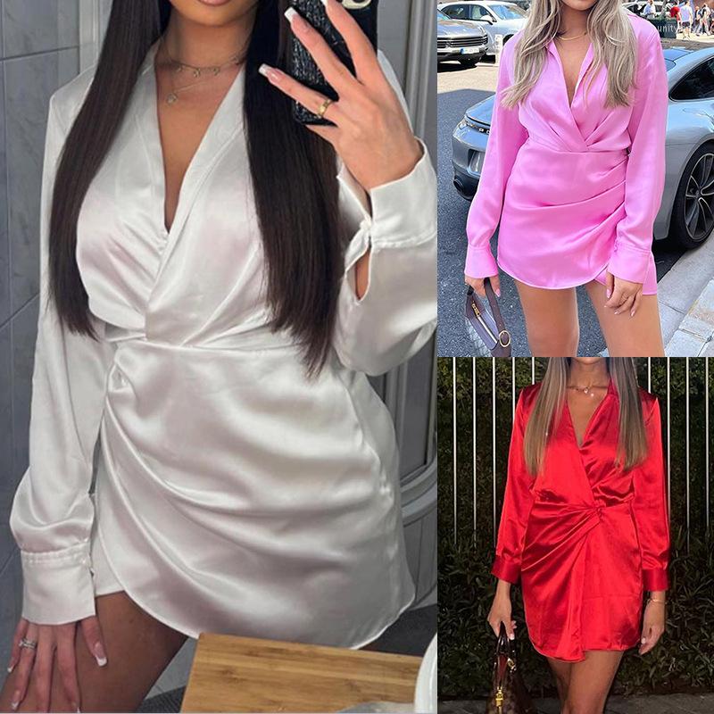 Casual Dresses Women' 2023 Wise Retro Elegant Solid V-Neck Pleated Long Sleeve Dress Women, Pink
Casual Dresses Women' 2023 Wise Retro Elegant Solid V-Neck Pleated Long Sleeve Dress Women, Pink