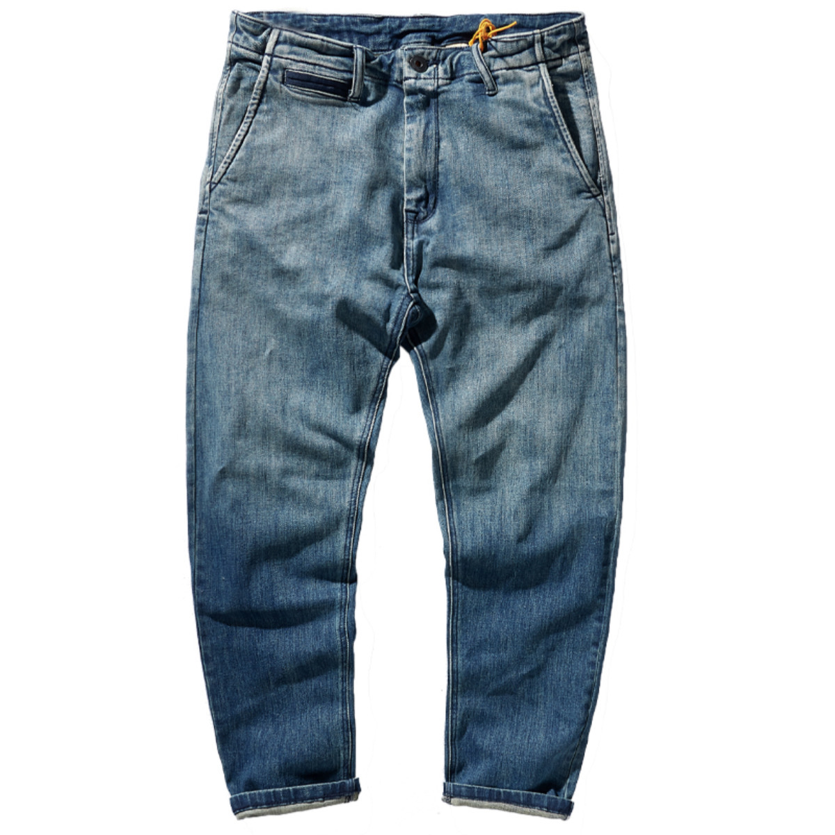 Men's Jeans Vintage Jeans Men 's Straight Autumn and Winter Thickened Pants Men 's Distressed Stretch Denim Trousers 230313, Blue
Men's Jeans Vintage Jeans Men 's Straight Autumn and Winter Thickened Pants Men 's Distressed Stretch Denim Trousers 230313, Blue