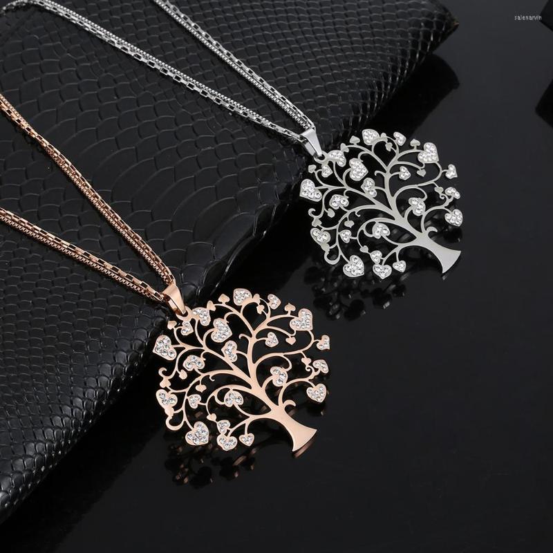 Pendant Necklaces Trendy Color Big Tree Life Necklace Women Girl Party Present Vintage Stainless Steel Mujer Jewelry Birtherday Gift
Pendant Necklaces Trendy Color Big Tree Life Necklace Women Girl Party Present Vintage Stainless Steel Mujer Jewelry Birtherday Gift