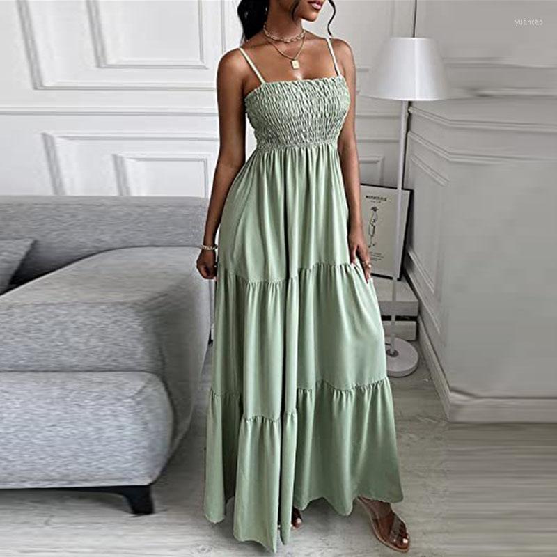 Casual Dresses Summer Women Solid Dress Sleeveless O-Neck Sling Ladies Party Sweet Streetwear Femme Vintage Vestidos, Black
Casual Dresses Summer Women Solid Dress Sleeveless O-Neck Sling Ladies Party Sweet Streetwear Femme Vintage Vestidos, Black
