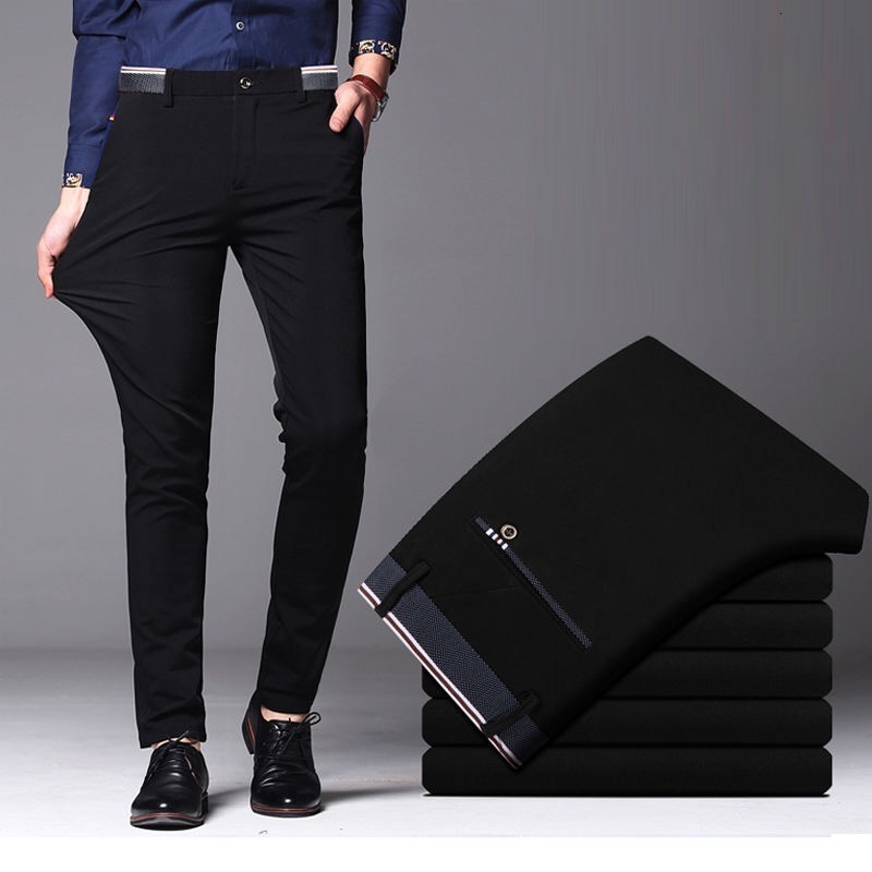 Mens Pants Mens Spring Autumn Fashion Business Casual Long Pants Suit Pants Male Elastic Straight Formal Trousers Plus Big Size 2840 230313, 618 black
Mens Pants Mens Spring Autumn Fashion Business Casual Long Pants Suit Pants Male Elastic Straight Formal Trousers Plus Big Size 2840 230313, 618 black