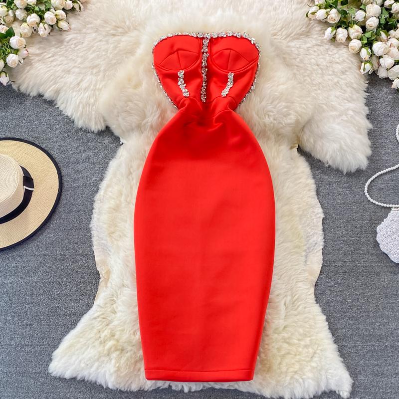 Casual Dresses Women Evening For Year 2023 Party Sleeveless Strapless Bodycon Sexy Female Christmas Dress Winter Vestido De Festa, Black
Casual Dresses Women Evening For Year 2023 Party Sleeveless Strapless Bodycon Sexy Female Christmas Dress Winter Vestido De Festa, Black