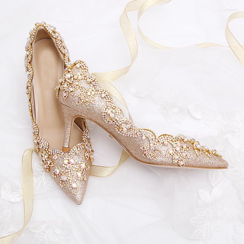 Dress Shoes Women High Heels Gold Crystal Party Champagne Bride Colorful Rhinestone Pointed Stiletto Female Pumps Personal Customize, Custom other colors
Dress Shoes Women High Heels Gold Crystal Party Champagne Bride Colorful Rhinestone Pointed Stiletto Female Pumps Personal Customize, Custom other colors