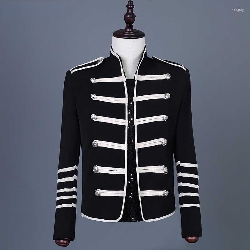 Men's Suits Men's Steampunk Military Drummer Punk Gothic Parade Jacket Double Breasted Stand Collar Party Singer Show Prom Costume Homme, 109 black
Men's Suits Men's Steampunk Military Drummer Punk Gothic Parade Jacket Double Breasted Stand Collar Party Singer Show Prom Costume Homme, 109 black