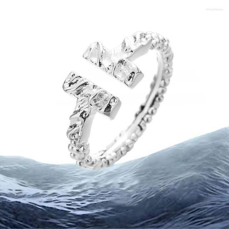 Wedding Rings Surflove Fashion Double T Shape Textured French Opening Adjustable For Women Gothic Accessories
Wedding Rings Surflove Fashion Double T Shape Textured French Opening Adjustable For Women Gothic Accessories