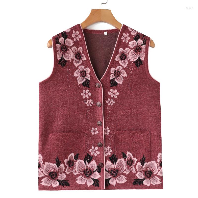 Women's Vests Retro Fashion Spring Autumn Women's Vest Waistcoat Knitted Cardigan Sweater Middle-Aged Grandma Sleeveless Jacket Tops, Blue
Women's Vests Retro Fashion Spring Autumn Women's Vest Waistcoat Knitted Cardigan Sweater Middle-Aged Grandma Sleeveless Jacket Tops, Blue